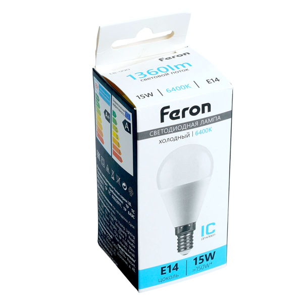 Лампа светодиодная Feron LB-990 E14 15W 6400K 52080