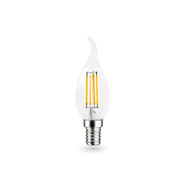 Лампа светодиодная Свеча на ветру CF35 11W 4000K Ambrella light Bulding 351124 Лампа светодиодная Свеча на ветру CF35 11W 4000K Ambrella light Bulding 351124