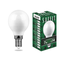 Лампа светодиодная Saffit E14 7W 4000K матовая SBG4507 55035