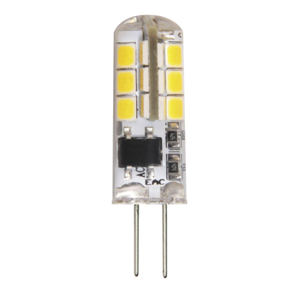 Лампа светодиодная Jazzway G4 3W 2700K прозрачная 2шт 1036636
