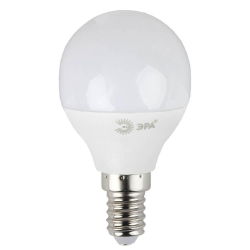 Лампа светодиодная ЭРА E14 7W 2700K матовая LED P45-7W-827-E14 Б0020548