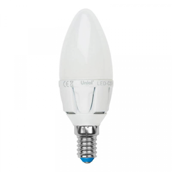 Набор светодиодных ламп Uniel E14 7W 3000K матовая LED-C37 7W/WW/E14/FR PLP01WH UL-00008089