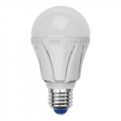 Лампа светодиодная Uniel E27 10W 6500K матовая LED-A60 10W/DW/E27/FR PLP01WH UL-00002004