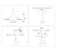 Встраиваемый светильник Ambrella light Techno Spot Standard Tech A8927