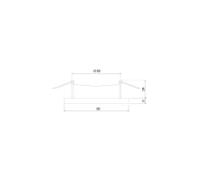 Встраиваемый светильник Elektrostandard 123 MR16 серебро a053356