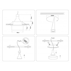 Встраиваемый светильник Ambrella light Techno Spot Acrylic Frost TN1303