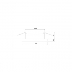 Встраиваемый светильник Elektrostandard 124 MR16 белый/серебро a053357