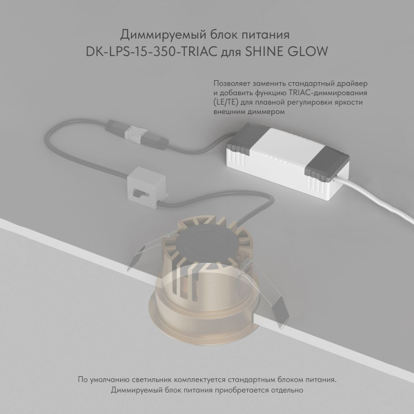 Точечный светодиодный светильник Denkirs Shine Glow DK2431-DN