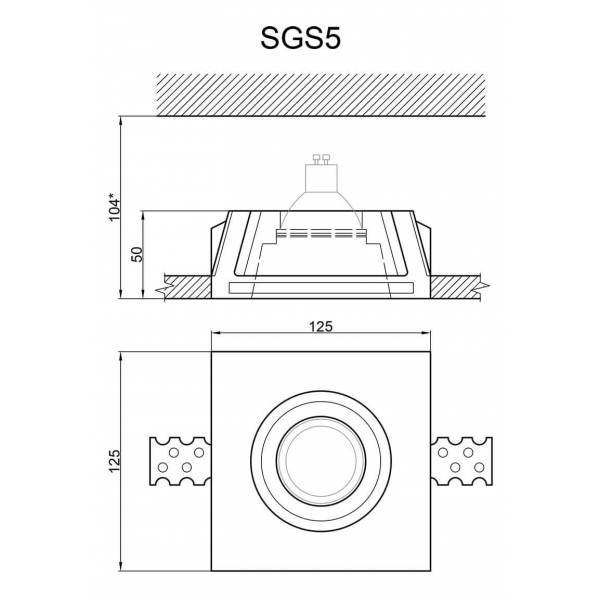 Встраиваемый светильник Artpole SGS5