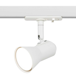 Трековый светильник однофазный ЭРА Taper TR37-GU10 WH Б0053303