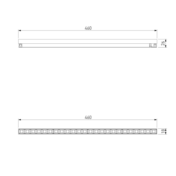 Трековый светильник Elektrostandard Brass Line a071850