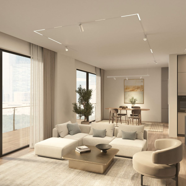 Трековый светодиодный светильник Denkirs Simple Linear DK8105-WH