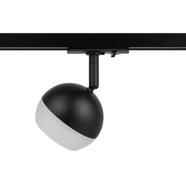 Трековый светильник однофазный ЭРА Round TR46-GX53 BK Б0054153