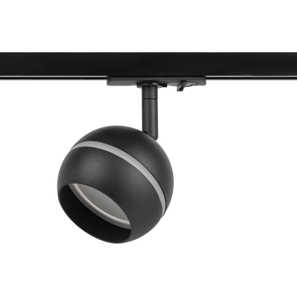 Трековый светильник однофазный ЭРА Round TR47-GX53 BK Б0054156