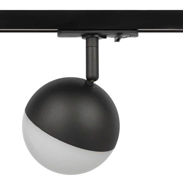 Трековый светильник однофазный ЭРА Round TR42-GX53 BK Б0054178