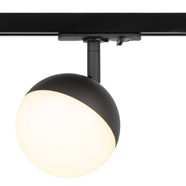 Трековый светильник однофазный ЭРА Round TR42-GX53 BK Б0054178