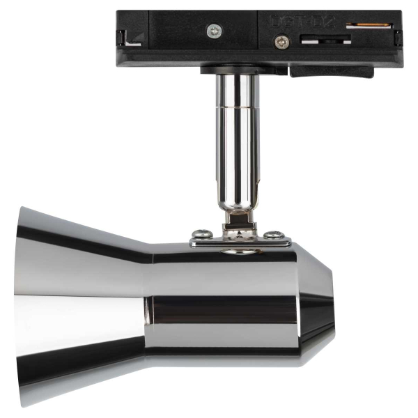 Трековый светильник однофазный ЭРА Taper TR37-GU10 CH Б0053305