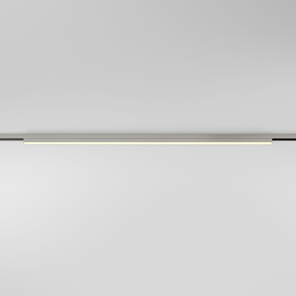 Трековый светильник 24W 3000K никель Elektrostandard 85527/01_система Лайн a072702