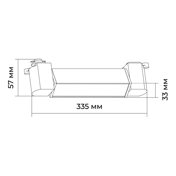 Трековый светодиодный светильник Apeyron 25-12