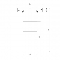 Трековый светодиодный светильник Elektrostandard Slim Magnetic Comfi 85188/01 a066516