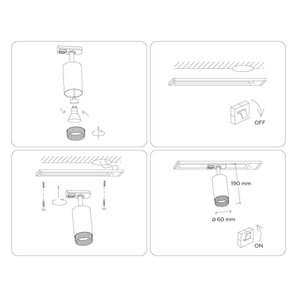 Трековый светильник Ambrella light Track System GL5162 Трековый светильник Ambrella light Track System GL5162