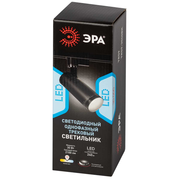 Трековый светильник однофазный ЭРА TR59-3040 BK Б0054448
