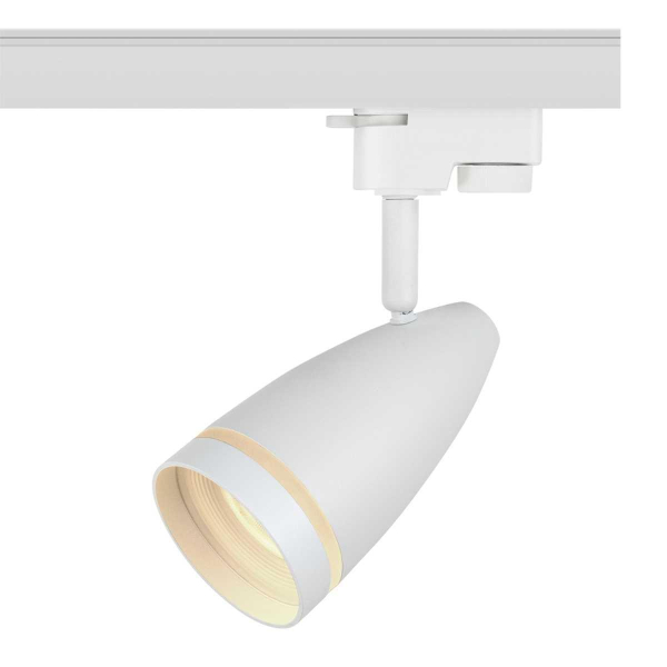 Трековый светильник однофазный ЭРА Taper TR49-GU10 WH Б0054161