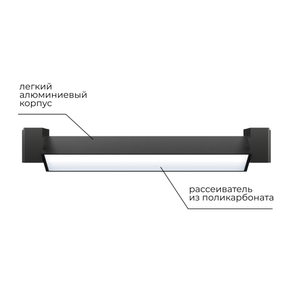 Трековый светодиодный светильник Apeyron 25-12