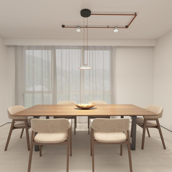 Трековый светильник Denkirs DK5541-WH+BK Трековый светильник Denkirs DK5541-WH+BK