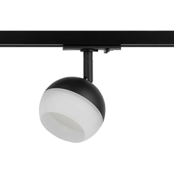 Трековый светильник однофазный ЭРА Round TR46-GX53 BK Б0054153