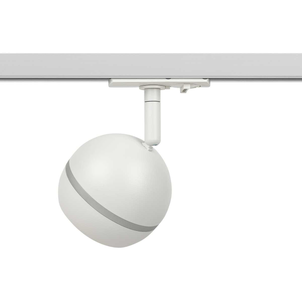 Трековый светильник однофазный ЭРА Round TR47-GX53 WH Б0054155