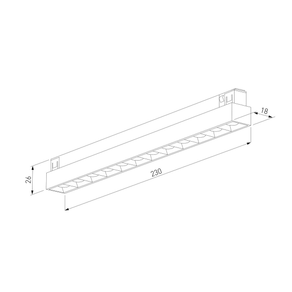 Трековый светильник 10W 3000K никель Elektrostandard 85528/01_система Лайн a072704