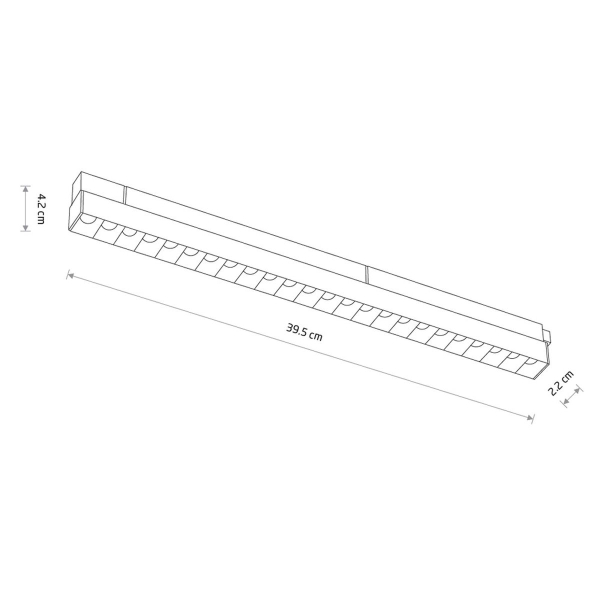 Трековый магнитный светильник Nowodvorski Focus Led White 11630