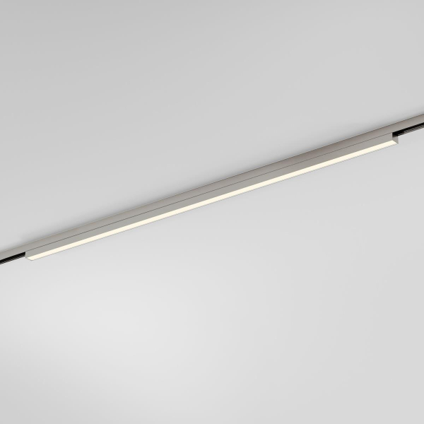 Трековый светильник 24W 3000K никель Elektrostandard 85527/01_система Лайн a072702