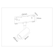 Трековый акцентный светильник Ambrella Light TRACK SYSTEM GL2301
