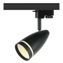 Трековый светильник однофазный ЭРА Taper TR49-GU10 BK Б0054162