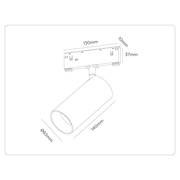 Трековый акцентный светильник Ambrella Light TRACK SYSTEM GL2315