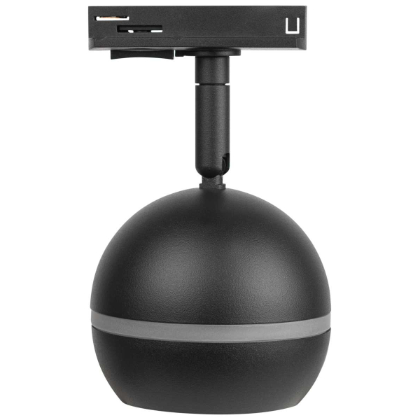 Трековый светильник однофазный ЭРА Round TR47-GX53 BK Б0054156