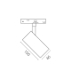 Трековый светильник Lightstar Uno Cct 209507CCT