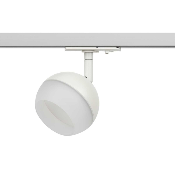 Трековый светильник однофазный ЭРА Round TR46-GX53 WH Б0054152