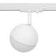 Трековый светильник однофазный ЭРА Round TR42-GX53 WH Б0054177