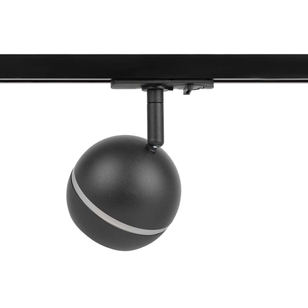 Трековый светильник однофазный ЭРА Round TR47-GX53 BK Б0054156