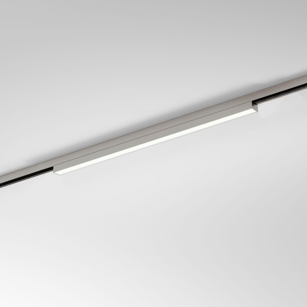 Трековый светильник 24W 4000K никель Elektrostandard 85527/01_система Лайн a072703