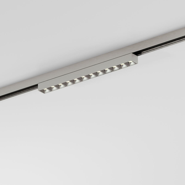 Трековый светильник 10W 3000K никель Elektrostandard 85528/01_система Лайн a072704