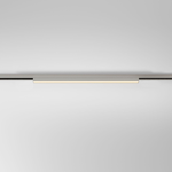Трековый светильник 12W 3000K никель Elektrostandard 85526/01_система Лайн a072700
