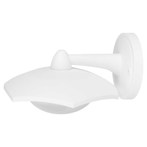 Садово-парковый светильник ЭРА «Дели 5» ДБУ 07-8-007 белый 6-гранный настенный IP44 светодиодный 8Вт 3000K Б0064313