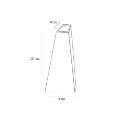 Уличный настенный светодиодный светильник Arte Lamp Cometa A1524AL-1BK