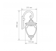 Уличный настенный светильник Elektrostandard Andromeda D (GLYF-8024D) a027996