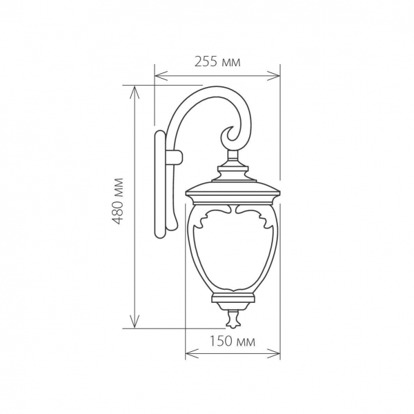 Уличный настенный светильник Elektrostandard Andromeda D (GLYF-8024D) a027996