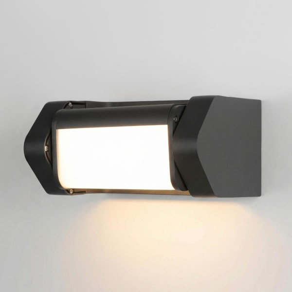 Уличный настенный светодиодный светильник Elektrostandard Dors D LED (35163/D) 3000K черный a072077